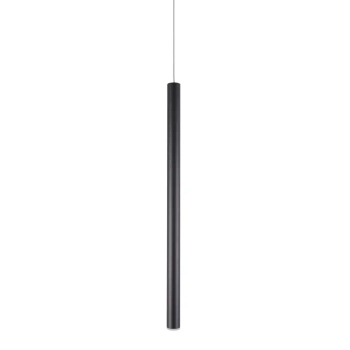 Lampa wisząca METALIC P0667 czarna tuba LED 1W 3000K 150cm