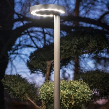 Stojąca lampa zewnętrzna POLE 9185 słupek LED 20W 3000K grafitowy