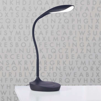 Stojąca LAMPA stołowa SWAN 106094 Markslojd biurkowa LAMPKA gabinetowa LED 4,6W 3000K z wbudowanym portem USB czarna