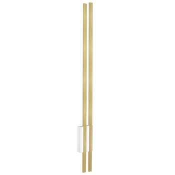 Nowoczesny kinkiet EBORA 8244 AMPLEX minimalistyczny LED 24W złoty biały