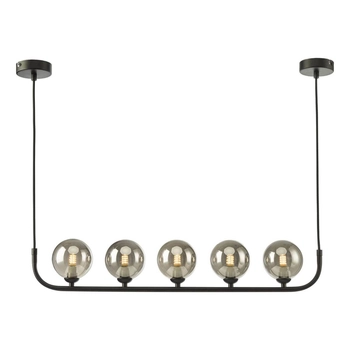 Wisząca lampa molekułowa Cradle CRA0522-01 czarny przydymiony