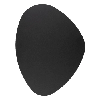 Minimalistyczny salonowy kinkiet Stone Black 10632 metalowy czarny