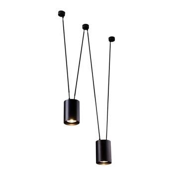 LAMPA wisząca VIWIN 9021 Shilo tuby OPRAWA metalowy zwis czarne outlet