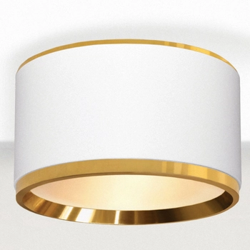 Oprawa sufitowa Reti 310403135 Elkim LED 20W 3000K do salonu aluminium biały złoty