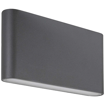 Elewacyjna LAMPA ścienna NESNA 7952 Rabalux prostokątna OPRAWA zewnętrzna LED 12W 3000K kinkiet IP54 grafitowa