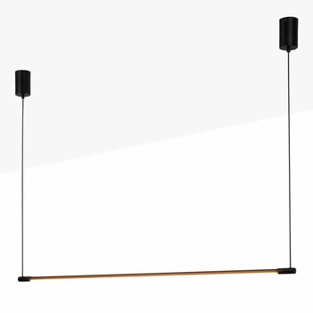 Podłużna lampa wisząca Linea ABR-ML22W-3000K Abruzzo LED 22W 3000K czarny