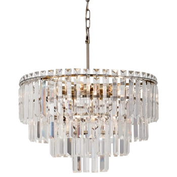 Lampa wisząca glamour Buena PND-22320-9-ABR Italux antyczny brąz