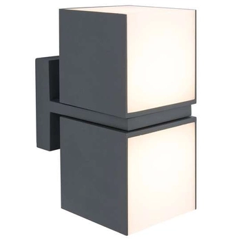 Lampa elewacyjna CUBA 5193801118 LED 23W 3000K kinkiet outdoor IP54 szary