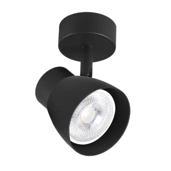 Lampa sufitowa z regulacją Dravo LP-9523/1WS BK do sypialni czarny