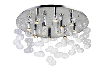 Sufitowa lampa kryształowa Luvia plafon crystals do salonu