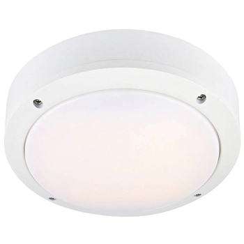 Zewnętrzna LAMPA sufitowa LUNA 106536 Markslojd LED 10W 3000K plafon do ogrodu IP44 biały