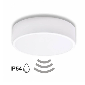 Sufitowa lampa tarasowa 137623600134 z sensorem ruchu IP54 biała