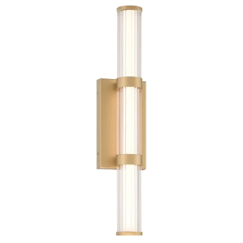 Przyścienna lampa tuba Fayton QN-FAYTON-M-BG LED 21,6W 3000K IP44 złoty