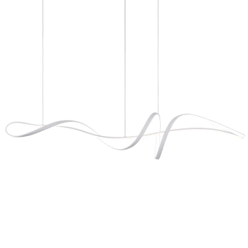 Spiralna lampa wisząca Mila PND-23523-WH LED 40W 3000-6000K biała