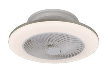 LAMPA sufitowa DALFON 6710 Rabalux metalowa OPRAWA okrągła LED 36W 3000K - 6000K plafoniera wiatrak wentylator biały