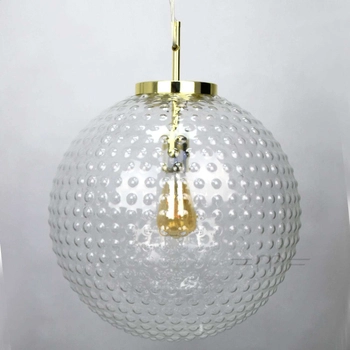 LAMPA wisząca VICTORIA 2562 Rabalux szklana OPRAWA zwis kula ball przezroczysta