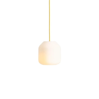 Wisząca lampa żółta FLASK szklana 1xE14 nad stół do kuchni 8500G21_S