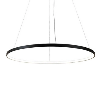 Ledowa lampa wisząca Agari 51W 3000K czarny zwis nad wyspę