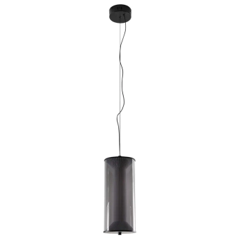 Zwisająca szklana lampa Aeris LP-2137/1P SM LED 16W CCT przydymniona czarny