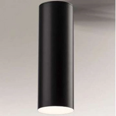 Downlight LAMPA sufitowa SUWA 8054 Shilo tuba OPRAWA metalowa IP44 czarna