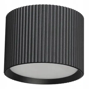Metalowa lampa sufitowa GISELE CGGISELEBK tuba czarna