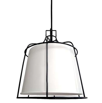 Loftowa LAMPA wisząca DRITTO LP-123/1P S WH Light Prestige metalowa OPRAWA industrialna ZWIS druciana białe czarne