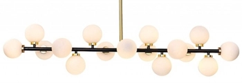 MOOSEE lampa wisząca COSMO LEVEL M - czarna, złota