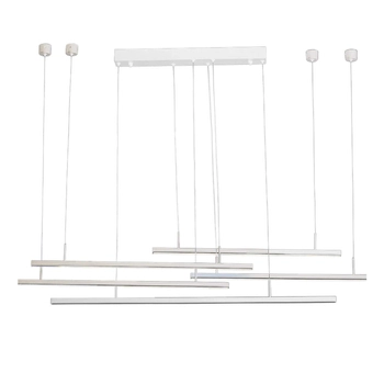 Salonowa lampa wisząca Marlo ściemnialna LED 49W 3000k biała