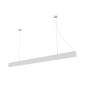 Metalowa lampa wisząca Sigi PL0128-WH Yaskr LED 36W 3000K listwa biała
