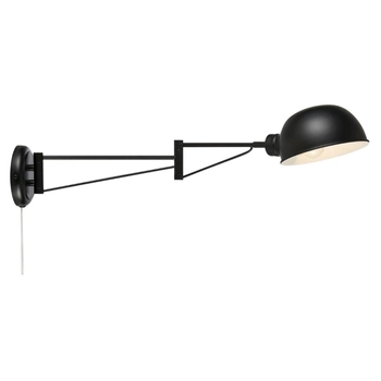 Lampa ścienna Portland 108587 Markslojd metalowa oprawa regulowana czarna