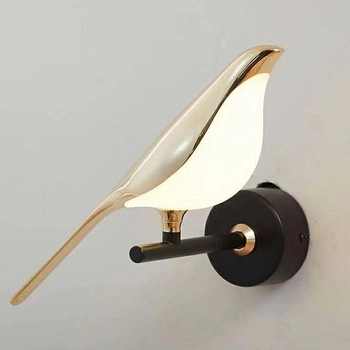 Lampa ścienna Bird MSE010100292 stylowa ptak złoty