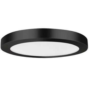LAMPA sufitowa YORK LP-330/1C 4BK Light Prestige metalowa OPRAWA wpust LED 24W 4000K okrągły czarny