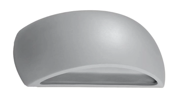 LAMPA ścienna SL.0875 półokrągła OPRAWA ceramiczny kinkiet szary