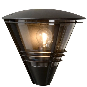 Elewacyjna lampa ścienna LIVIA 11812/01/30 Lucide industrial IP44 czarna