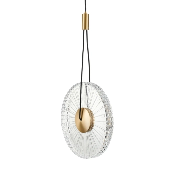 Wisząca lampa złota SUNBLAST LED 5W 3000K talerz nad stół ST-DL5623