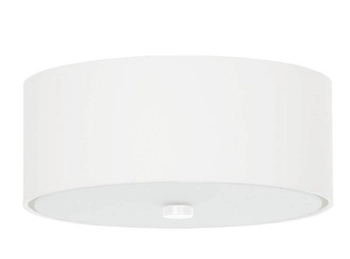 LAMPA sufitowa SL.0759 plafon OPRAWA abażurowa okrągła biała