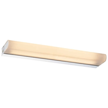 Ścienna LAMPA łazienkowa MELOMI MB1293S Italux kinkiet OPRAWA podłużna LED 12W 3000K nad lustro IP44 chrom biała