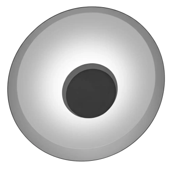 Okrągła sufitowa lampa Coco LP-0508/1C-40 WH LED 12W 3000K biała