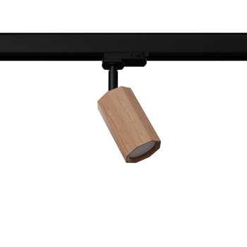 Lampa sufitowa trójobwodowa do szyn ZEKE MYL.00462 drewniana czarna