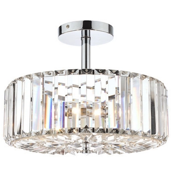 Sufitowa lampa Fernhurst LA3621343-Q Laura Ashley kryształ chrom