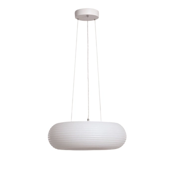 Nowoczesna lampa wisząca Bellissima ABR-LWBSS48W nad wyspę biała