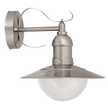 Rustykalna LAMPA elewacyjna OSLO 8270 Rabalux zewnętrzna OPRAWA ogrodowa kinkiet IP44 stal nierdzewna przezroczysty