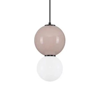Lampa wisząca szklana do salonu JORELIA LE45252 LED 6W 3000K beżowa biała