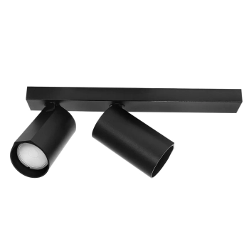 Sufitowa lampa do salonu Bora 1628 listwa z tubkami czarny