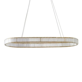 Kryształowa lampa wisząca SPARKING AZ6567 LED 80W CCT z pilotem złota