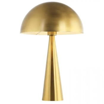 Lampa na stolik kawowy 20211 grzybek żelazna do salonu złoty