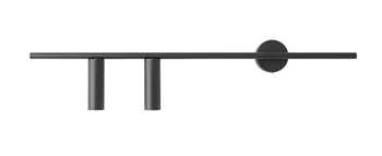 Lampa ścienna Trevo 1104D1 2-punktowy kinkiet czarny