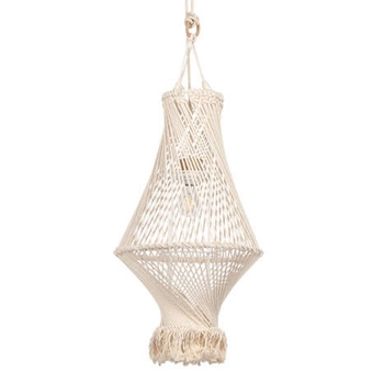 Wisząca lampa REVE 18117174 boho naturalny zwis pleciony kremowy