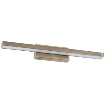 Łazienkowa LAMPA ścienna JOHN 5721 Rabalux metalowa OPRAWA kinkiet belka LED 12W 4000K IP44 brązowa biała