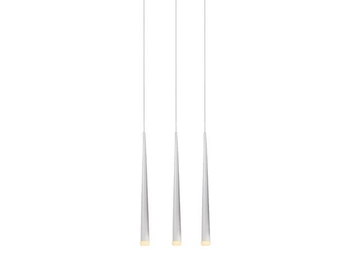 Loftowa lampa wisząca Stylo biała nad kuchenną wyspę